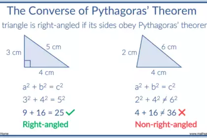 Como calcular a diagonal de um retângulo com comprimento e largura específicos?