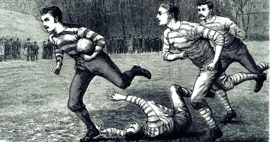 Did rugby originate from soccer