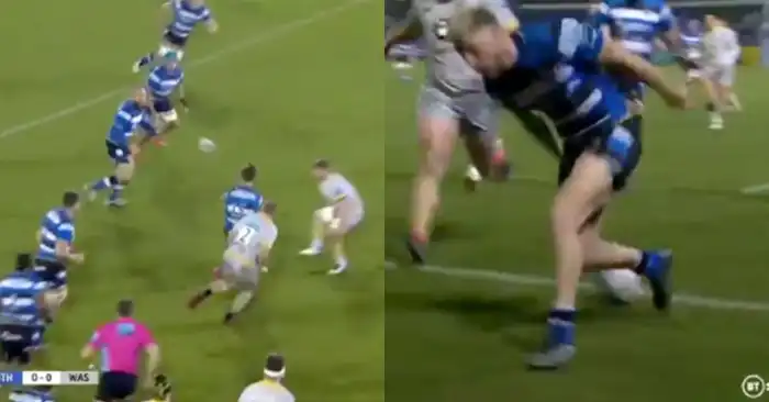 Fiji scored pouncing tournament try