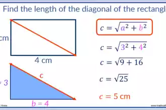 How to Find the Diagonal of a Rectangle – mathsathome.com
