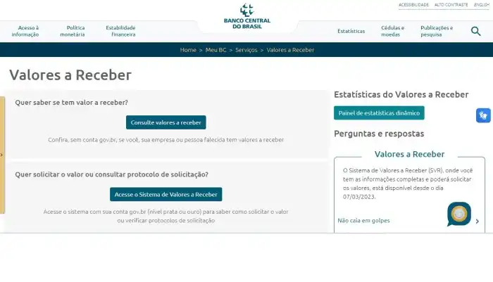 Valores A Receber Bcb Gov Br G1 Consulta Cpf Dinheiro Esquecido