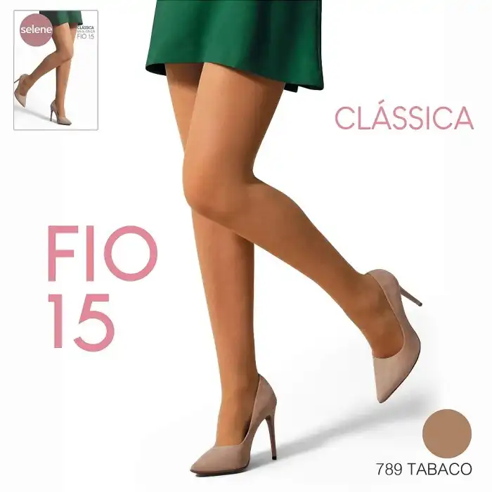 MEIA CALÇA CLÁSSICA - FIO 15 - Selene - Absoluta em Conforto
