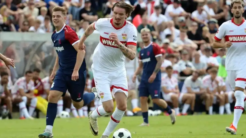 Nationalspieler des VfB Stuttgart: Nick Woltemade zurück in Stuttgart – „Das wird unglaublich“
