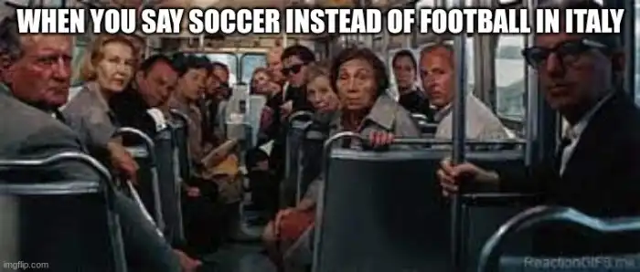 What countries say soccer instead of football?