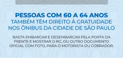 Sptrans Bilhete Idoso 60 Anos
