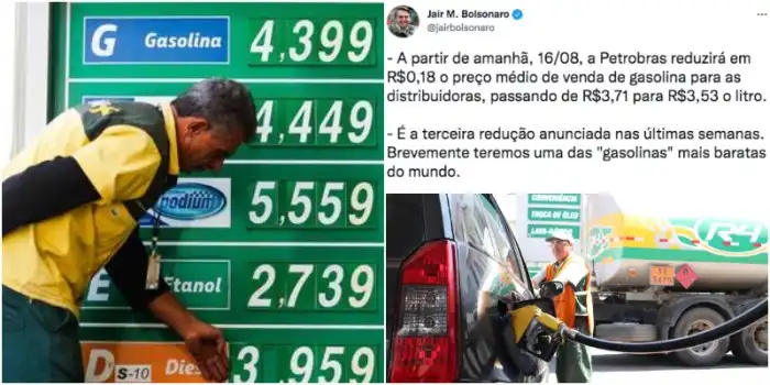 Petrobras anuncia redução do preço da gasolina - YouTube