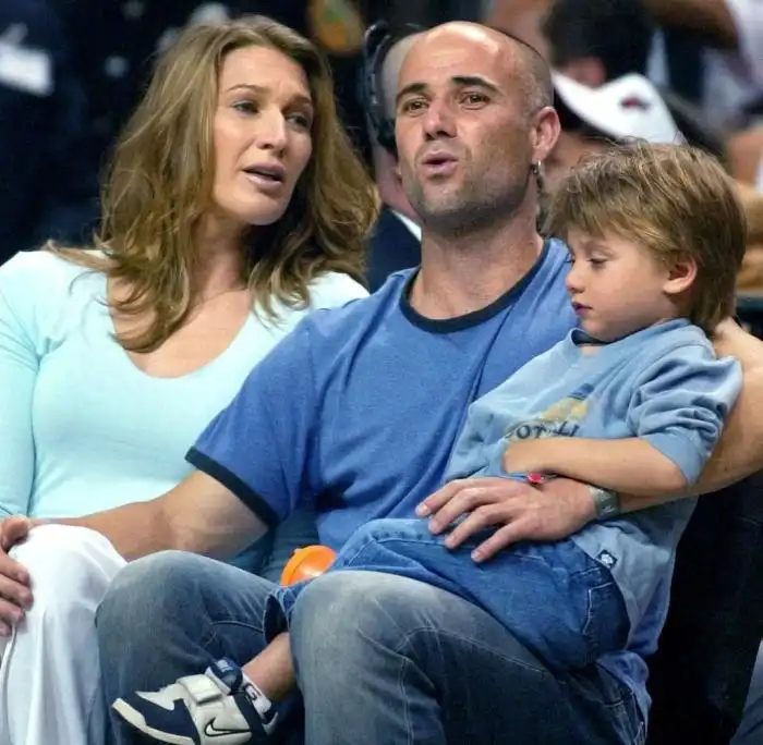 Andre Agassi Steffi Graf Beach