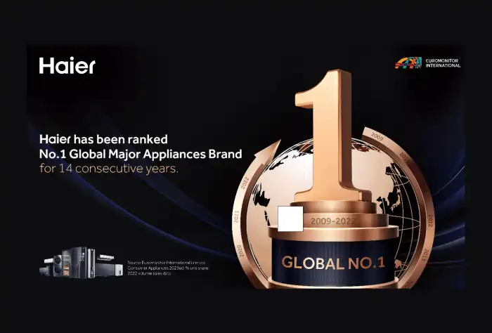 Haier as world’s No.1 Global Major Appliances Brand - Bounce Magazine