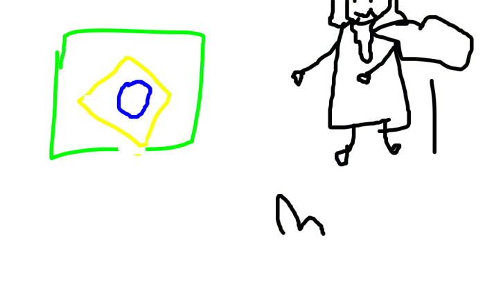 Deus é brasileiro - Desenho de cecilize - Gartic