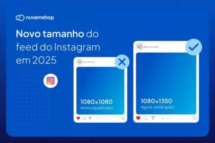 Novo Tamanho Feed Instagram