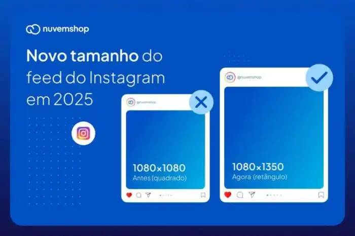 Novo Tamanho Feed Instagram